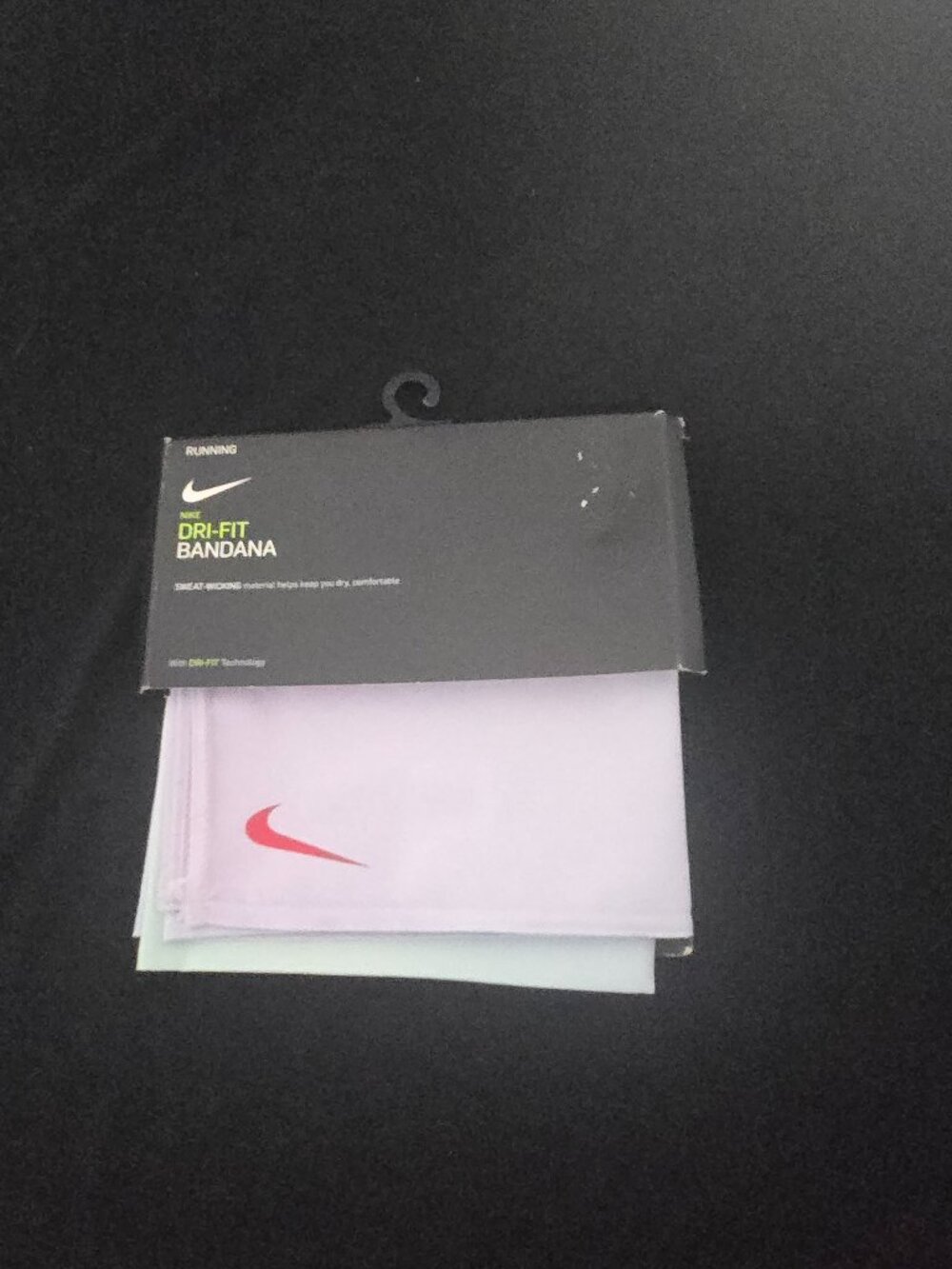 Nike Dri-FIT Running Bandana OSFM NWT Pastel Multi-Color Sweat-Wicking